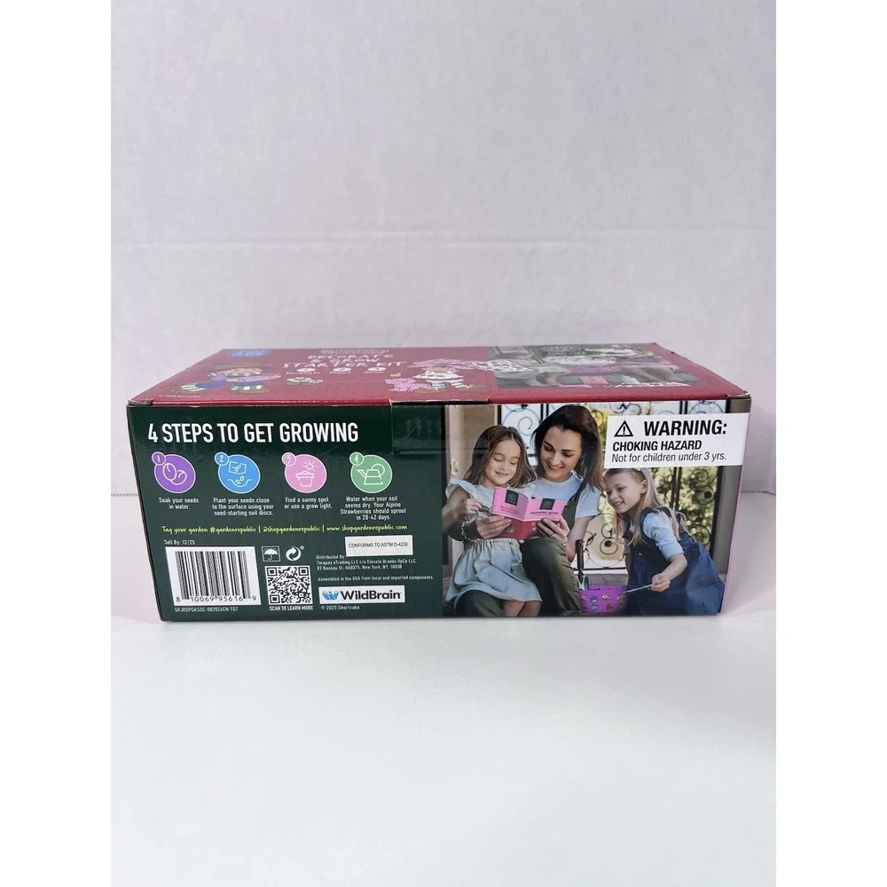 Garden Republic Strawberry Shortcake Decorate & Grow Starter Kit Kids Planter